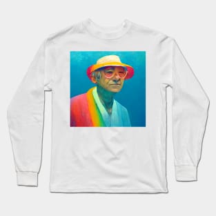 Man with glasses Long Sleeve T-Shirt